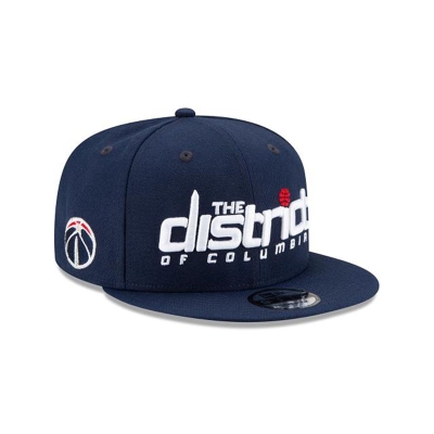 Blue Washington Wizards Hat - New Era NBA Statement Edition 9FIFTY Snapback Caps USA4720189